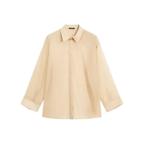 Massimo Dutti Экрю Женские Рубашки