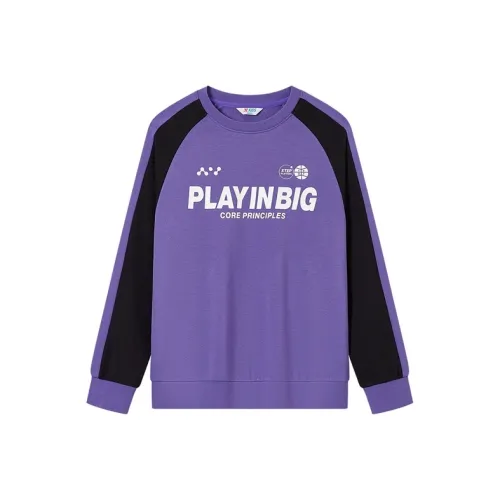 XTEP Толстовка Spiritual Фиолетовый Подростки