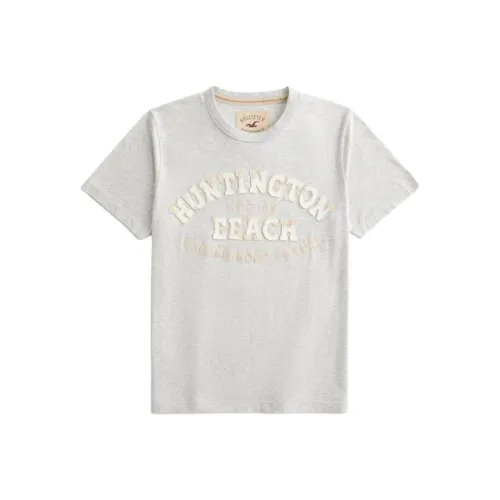 Hollister Светло-серый мужские футболки