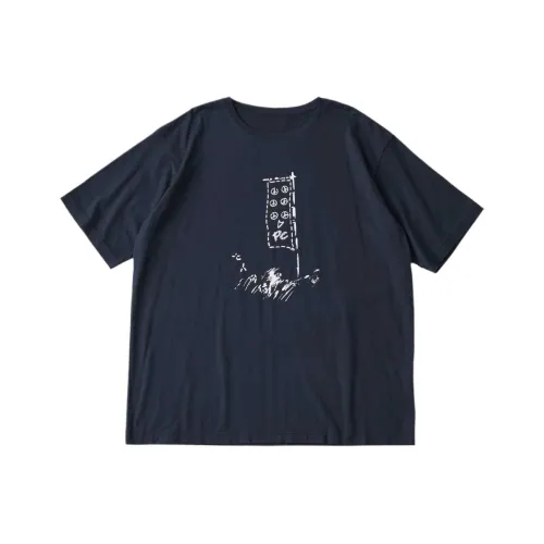 PORTER CLASSIC Синий Унисекс T-рубашки