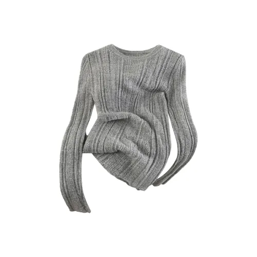 SIBAISHE Светло-серый Женский Трикотаж