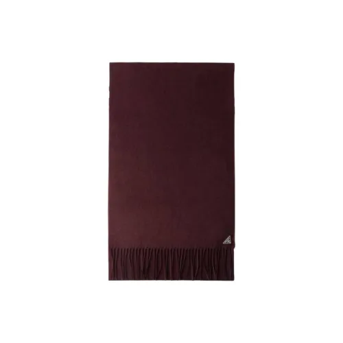 PRADA Шелковые вязаные шарфы Мужской Красный