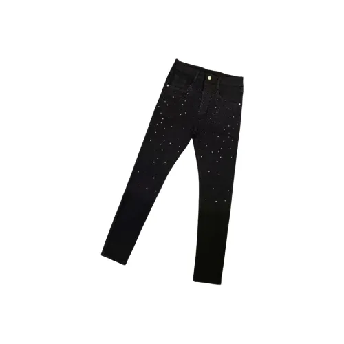 CAT'S PAW Черный Унисекс Джинсы