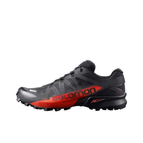 Salomon Collaboration S LAB Беговые кроссовки Черный Красный Унисекс