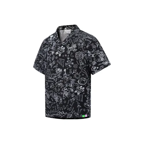 LINING Li Ning x Steven Harrington Рубашка Мужская Черная