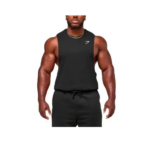 GYMSHARK Мужские черные майки