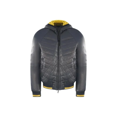 ARMANI JEANS Кожаная куртка мужская