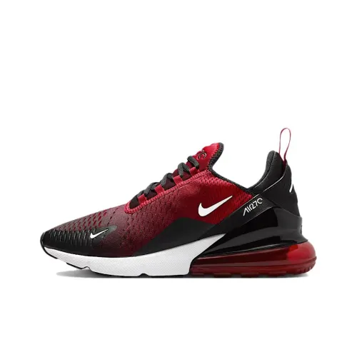 Nike Air Max 270 Беговые кроссовки Мужские Черные Красные