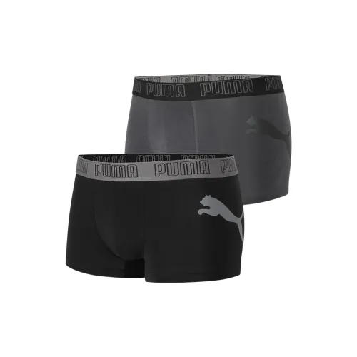 PUMA Боксер-брюки Мужской 2 упаковки черный темно-серый