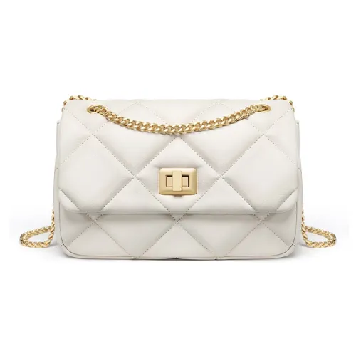 GOLF Синтетическая кожа коровья спилок сумка через плечо сумка на плечо обычная белый черный