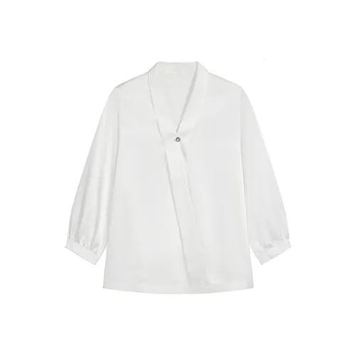 WUSHANSHAN Белые Женские Рубашки
