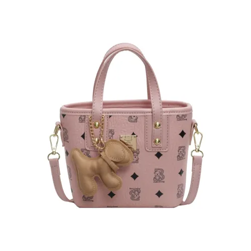 G.DUCKKIDS ПУ (полиуретан) Сумка Ведрообразной Формы Экрю Темно-Коричневый Черный Розовый