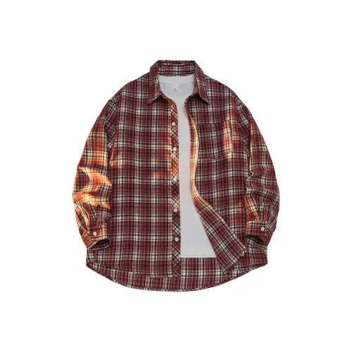 TUCANO Red Unisex Shirts TUCANO Красные Унисекс Рубашки