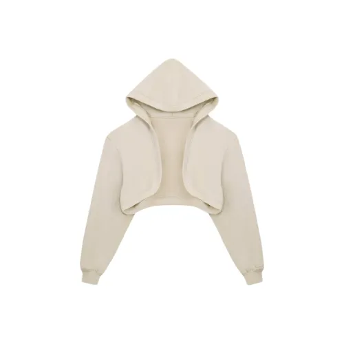 OH POLLY Брушированный Джерси С капюшоном Укороченный Кардиган КРОП ТОП Женский