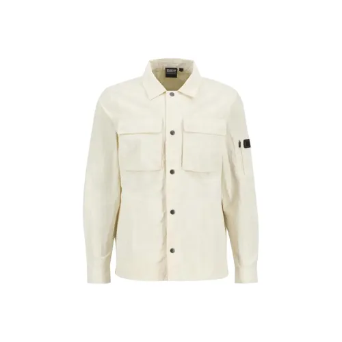 BARBOUR Белый Мужской Куртки