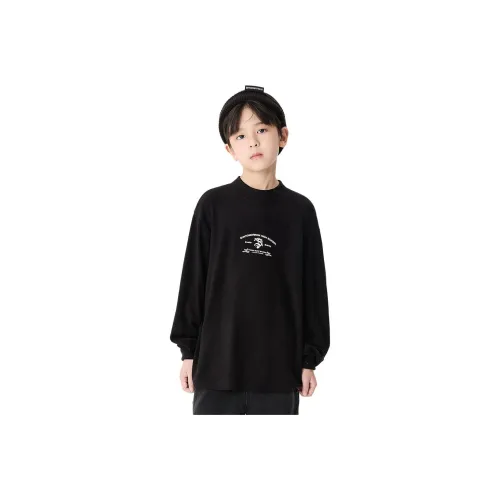 SUNTOMORROW T-рубашка 2025 Autumn Collection Натуральный белый Черный Подростки