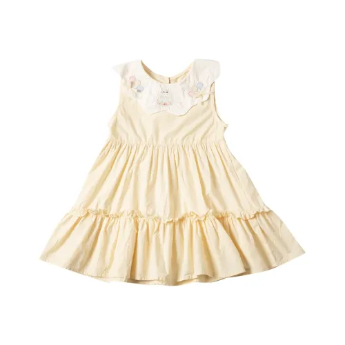 PROTECTCAMEL Светло-желтые Платья для дошкольников
