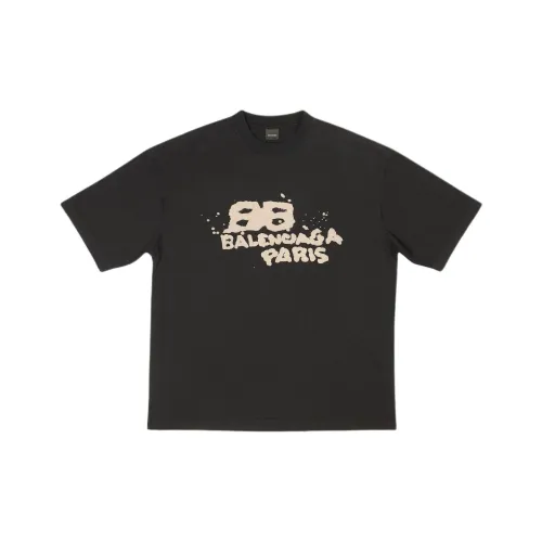 BALENCIAGA Черная Унисекс Футболка