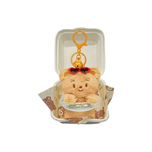 BEAR FORT Swimming Кольцо Маленький Животные Плюшевый Подвеска 11 см Рекомендуемый рост