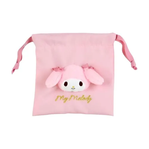 Sanrio Полиэстер Шнурок Сумка для хранения Унисекс Розовый