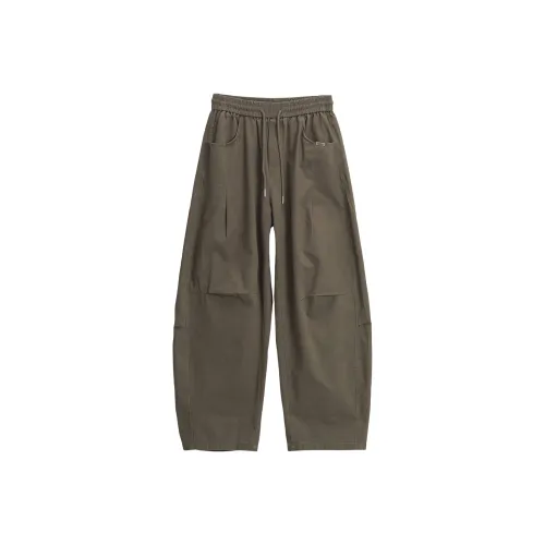 ENTONG Зеленый Унисекс Повседневные Штаны