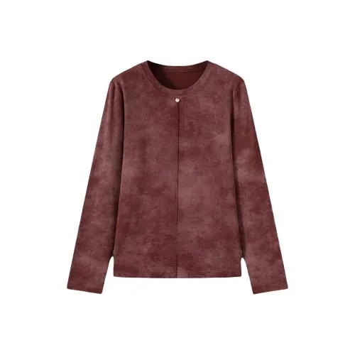 LUYOUYE Осенний Длинный Рукав Т-Рубашка Женская