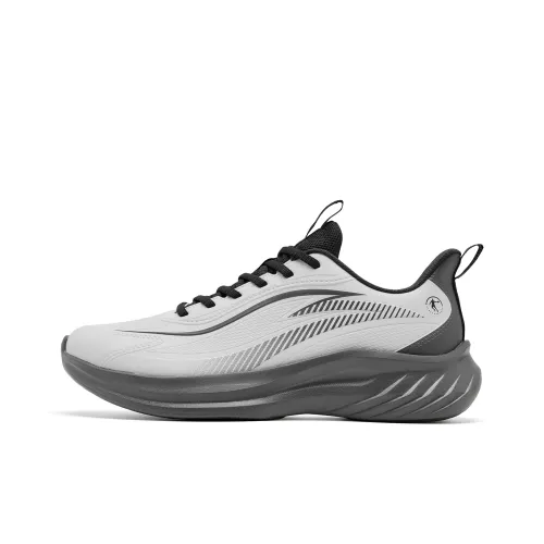 QIAODAN Enjoy The Rain Беговые кроссовки Низкий топ Облачный туман Акулий серый Мужской