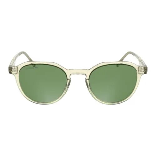 LACOSTE Collaboration Ацетат OVAL SUNGLASSES Мужской Желтый