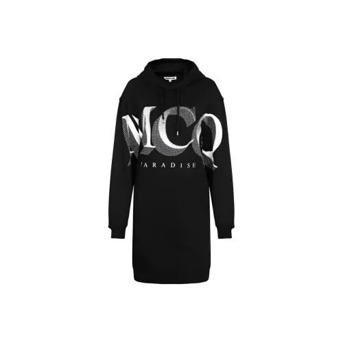 Alexander McQueen Black Женские Длинные Рукава Платья