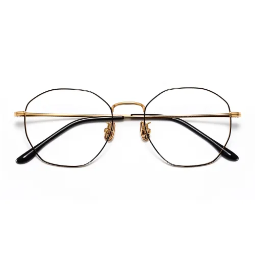 Wood Premium β-титан Нерегулярная форма Оправы для очков Унисекс