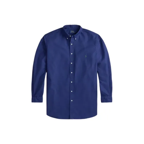 Polo Ralph Lauren Blue Men's Shirts Поло Ralph Lauren Синие Мужские Рубашки