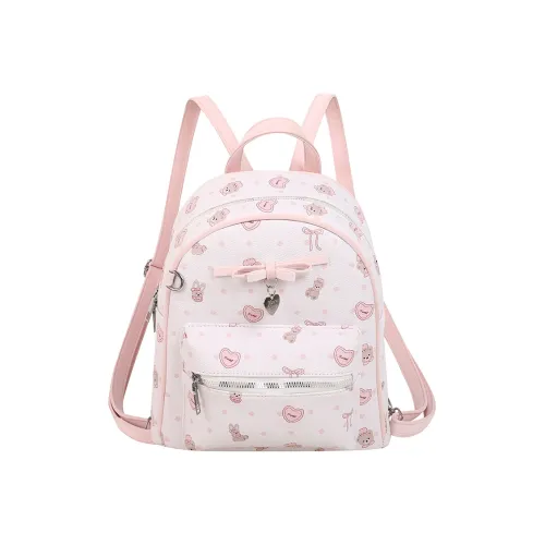 Chinllo ПУ (полиуретан) Полиуретан Рюкзак Стандартный Женский Розовый