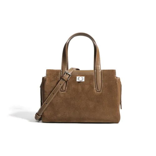 COURONNE Коровья кожа Сумка Обычный Женские Темный Шоколад Мокко