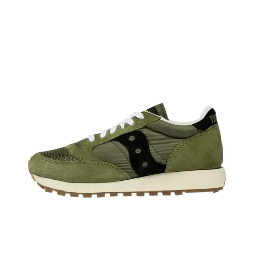 Saucony Jazz Original Vintage Jazz Беговые кроссовки Женские Армейский зеленый