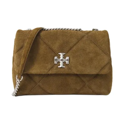 TORY BURCH Kira (Красный) Замша Сумка через плечо Женская Темно-оливковый