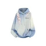 Небесный синий в клетку