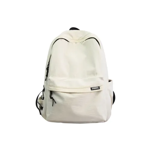 Single Warehouse Нейлон Рюкзак Стандартный Унисекс Белый Хаки Серый Черный