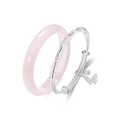 Jinghua Record Цветная глазурь Китайский стиль Ханьфу Чонсам Овал Браслет Женские