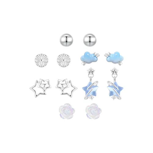 Барби Медный Сплав Серьги-гвоздики Женские