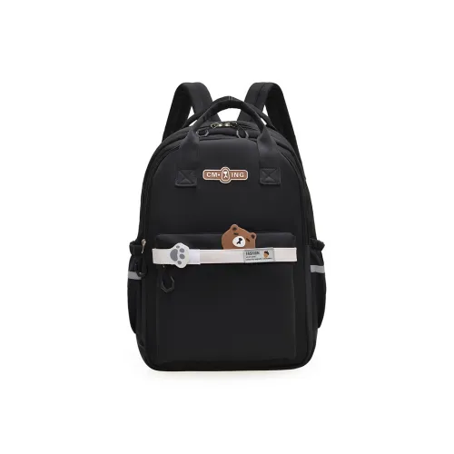 NOMK Нейлон Рюкзак Стандартный Женский Черный Розовый Фиолетовый Светло-Зеленый Светло-Синий