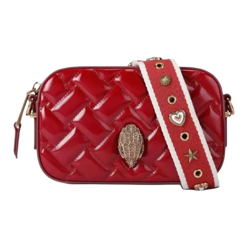 Kurt Geiger London Телячья кожа Лакированная кожа Сумка через плечо Женская Красная
