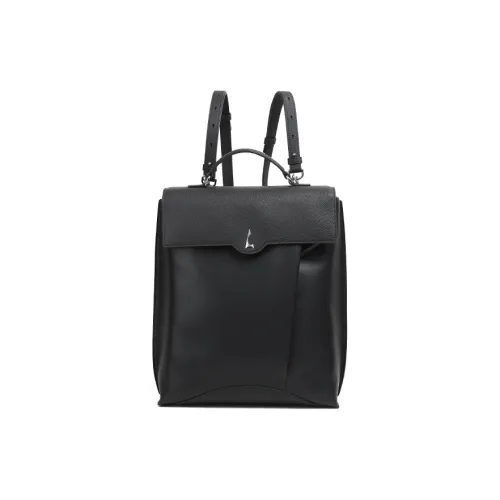 CHARM LORD Рюкзак из коровьей кожи унисекс черный