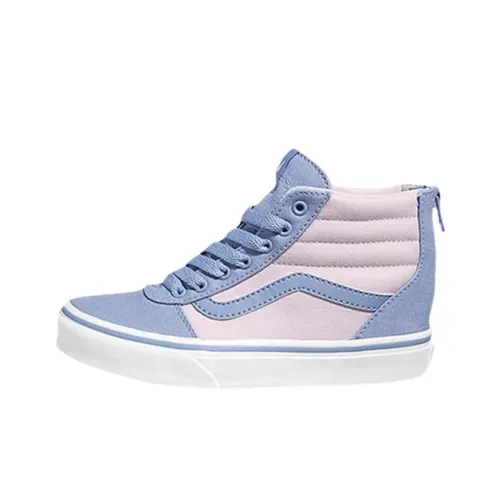 Vans Ward High Топ Детские Скейтбординги Синий Розовый Подростки