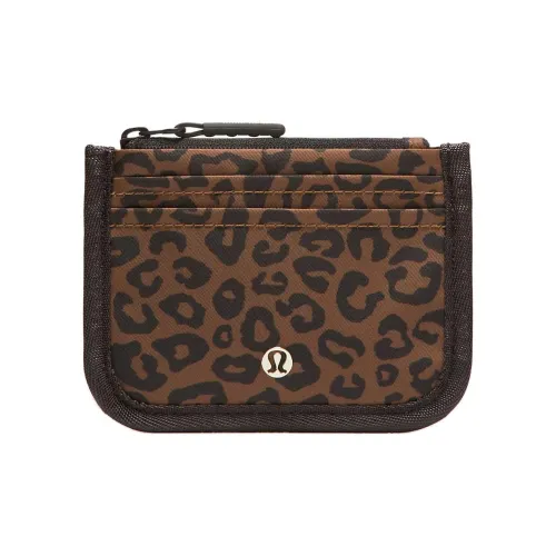 lululemon Полиэстер Картхолдер Стандартный Женский Леопардовый принт