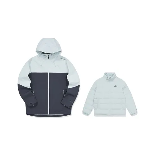 Erke Бесконечный Серый Mountain Glacier Blue Men's Jackets
