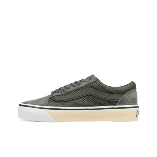 Vans Old Skool Скейтборд Кроссовки Унисекс Зеленый