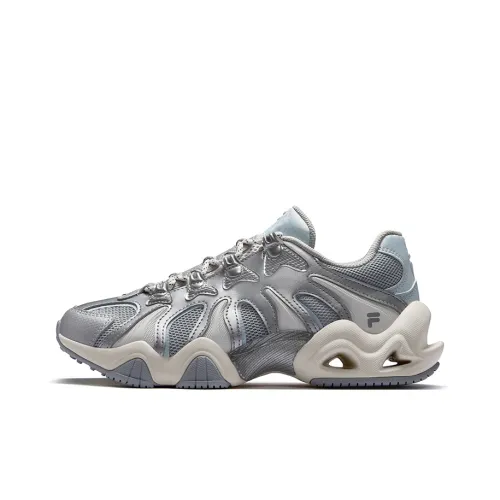 FILA FUSION Jagger 2050 Claw Shoes Низкий Топ Повседневная Обувь Женская Космический Серебряный