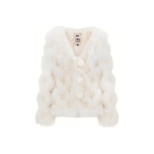 AIVEI Белый Женские Меховые изделия