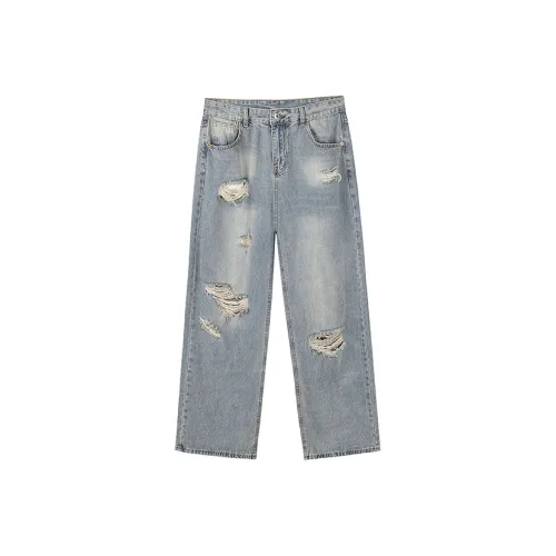 Bosieagender Синий Унисекс Джинсы