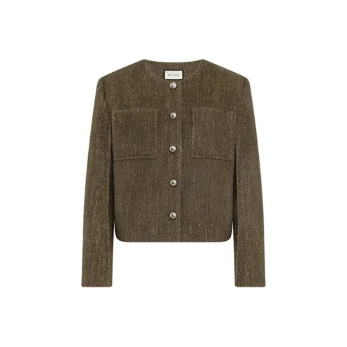 MEIYANG Чайный умбровый, Wanzhen Self Reserved Edition Женские Куртки